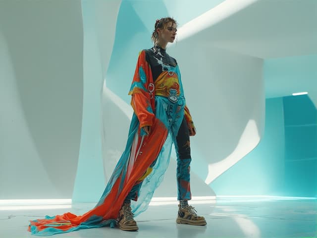 Avant-Garde Fashion Photography for Activewear