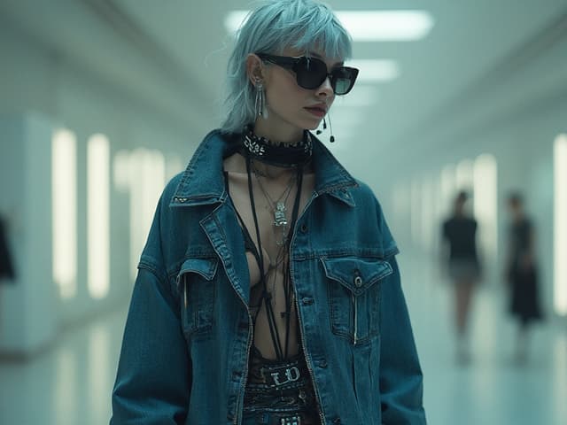 Avant-Garde Fashion Photography for Denim