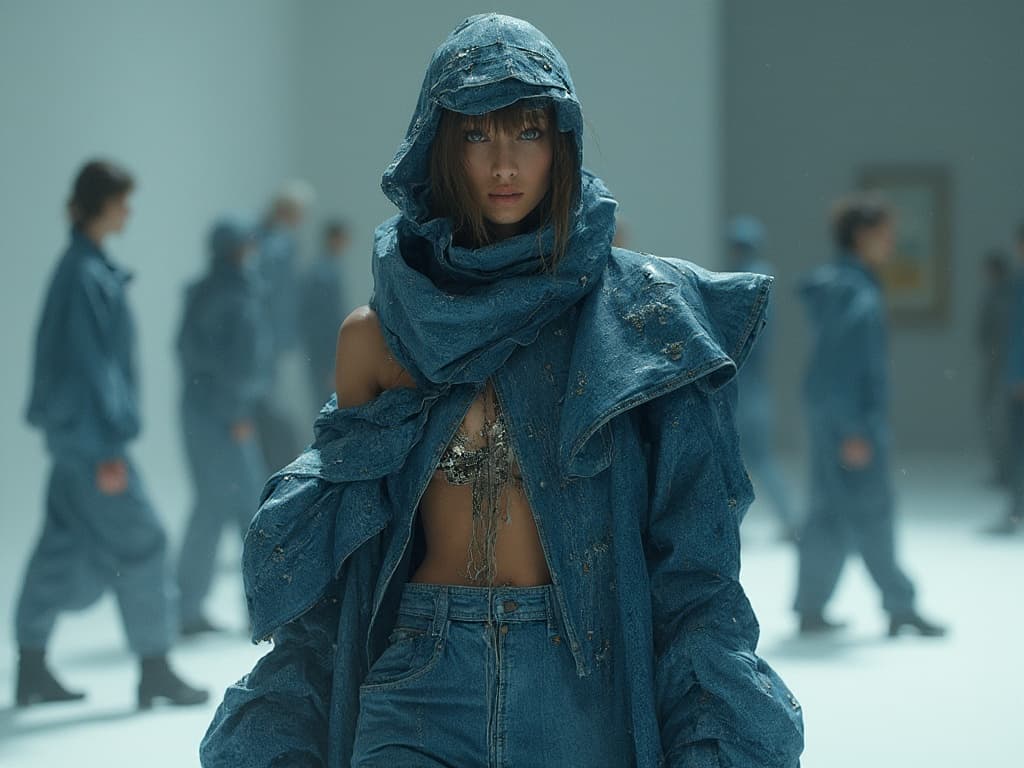 Exploring Avant-Garde Fashion Photography with Denim