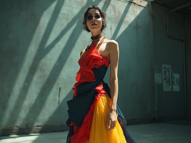 Avant-Garde Fashion Photography for Dresses