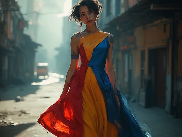 Avant-Garde Fashion Photography for Dresses