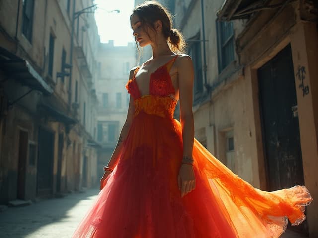 Avant-Garde Fashion Photography for Dresses