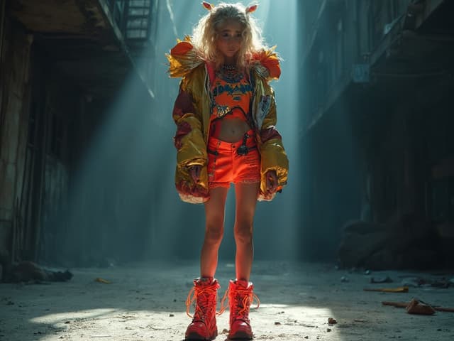 Avant-Garde Fashion Photography for Shorts