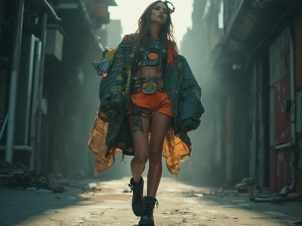 Avant-Garde Fashion Photography for Shorts