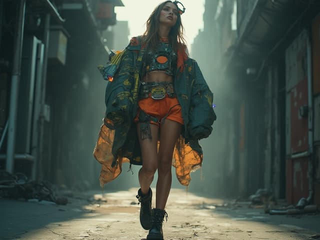 Avant-Garde Fashion Photography for Shorts
