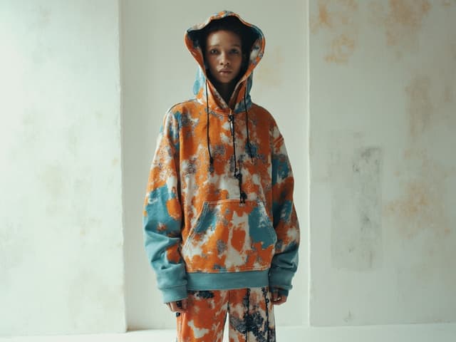 Avant-Garde Fashion Photography for Hoodies