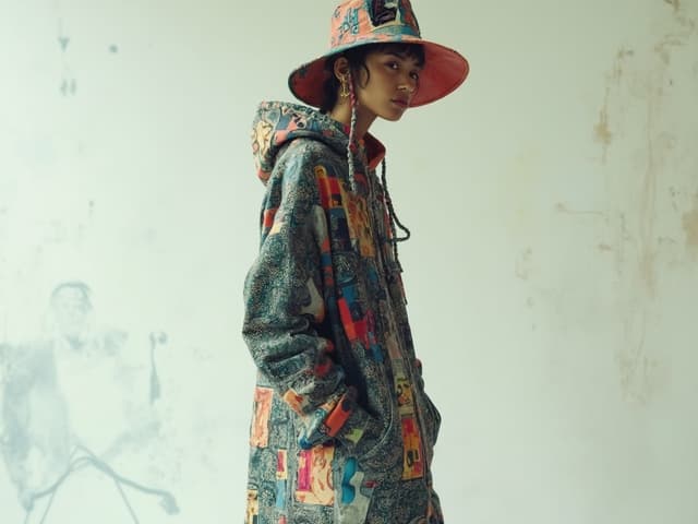 Avant-Garde Fashion Photography for Hoodies