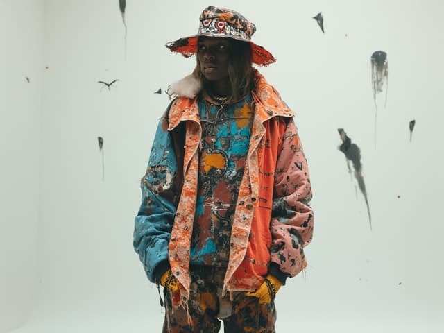 Avant-Garde Fashion Photography for Hoodies