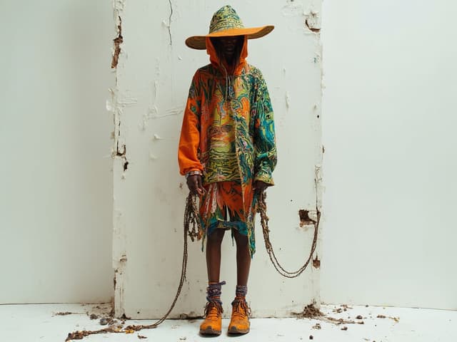 Avant-Garde Fashion Photography for Hoodies