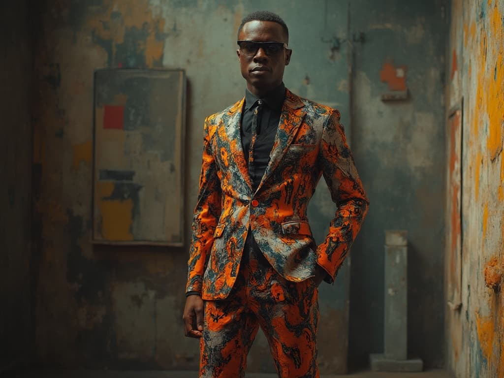 Avant-Garde Fashion Photography for Suits