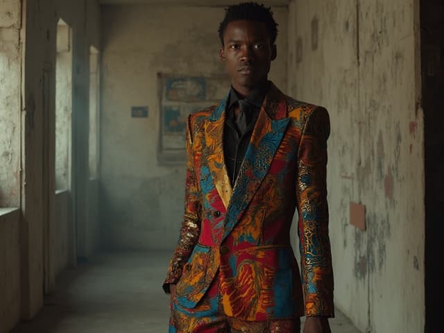 Avant-Garde Fashion Photography for Suits