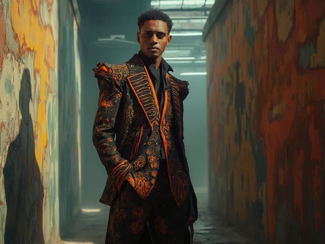 Avant-Garde Fashion Photography for Suits