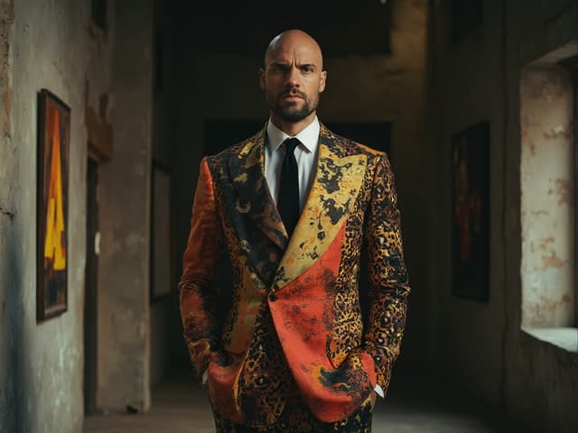 Avant-Garde Fashion Photography for Suits