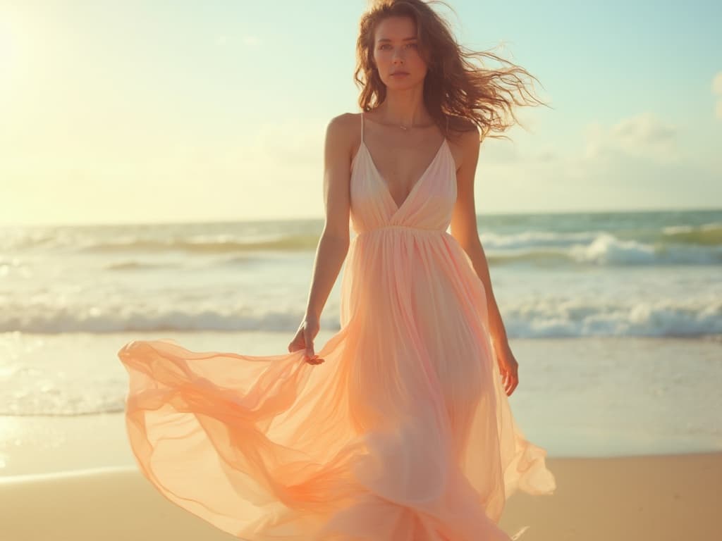 Mastering Beach Fashion Photography for Dresses