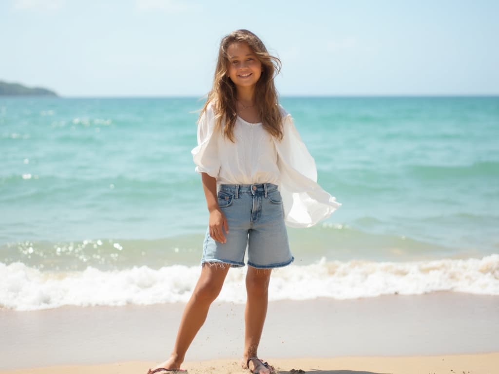 Elevate Your Beach Fashion Photography with Denim