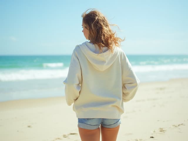 Beach Fashion Photography for Hoodies