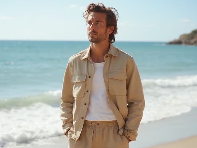 Beach Fashion Photography for Jackets