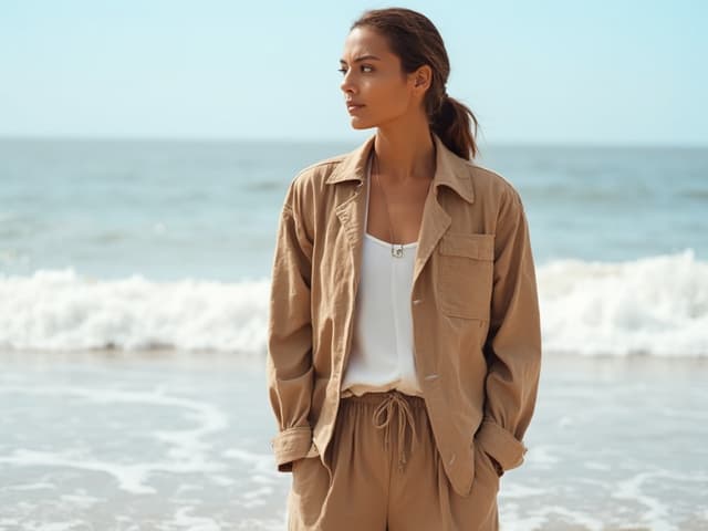 Beach Fashion Photography for Jackets