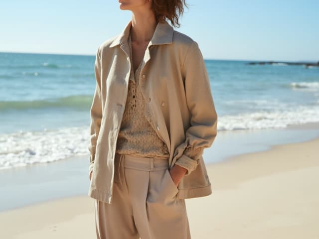Beach Fashion Photography for Jackets