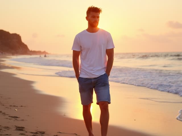 Beach Fashion Photography for T-shirts