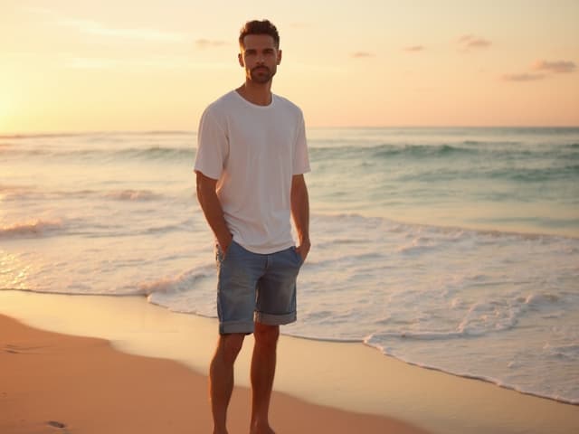 Beach Fashion Photography for T-shirts