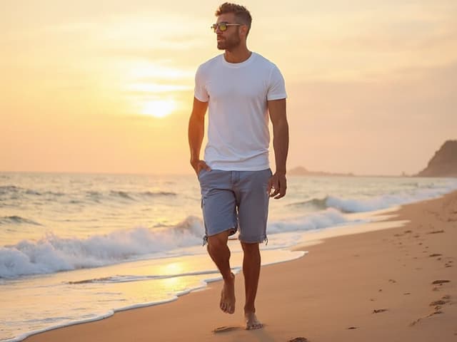 Beach Fashion Photography for T-shirts