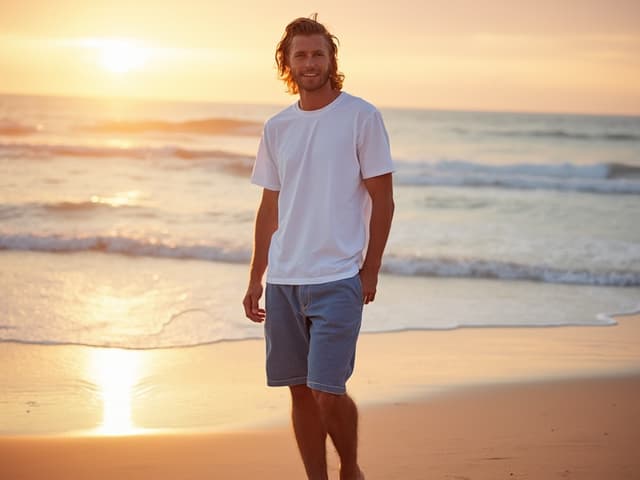 Beach Fashion Photography for T-shirts