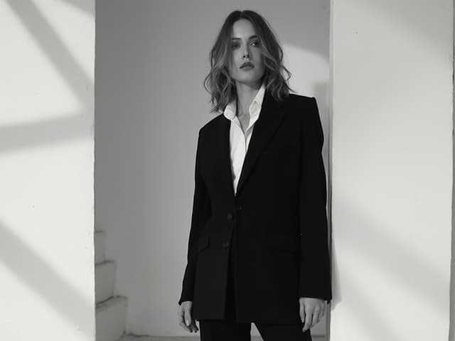 Black and White Fashion Photography for Blazers