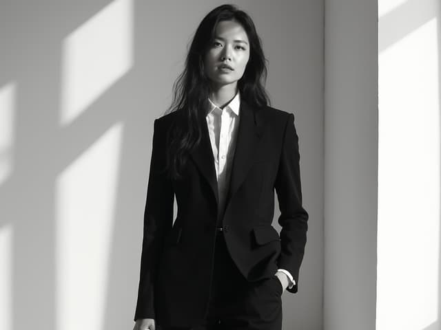 Black and White Fashion Photography for Blazers