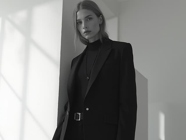 Black and White Fashion Photography for Blazers