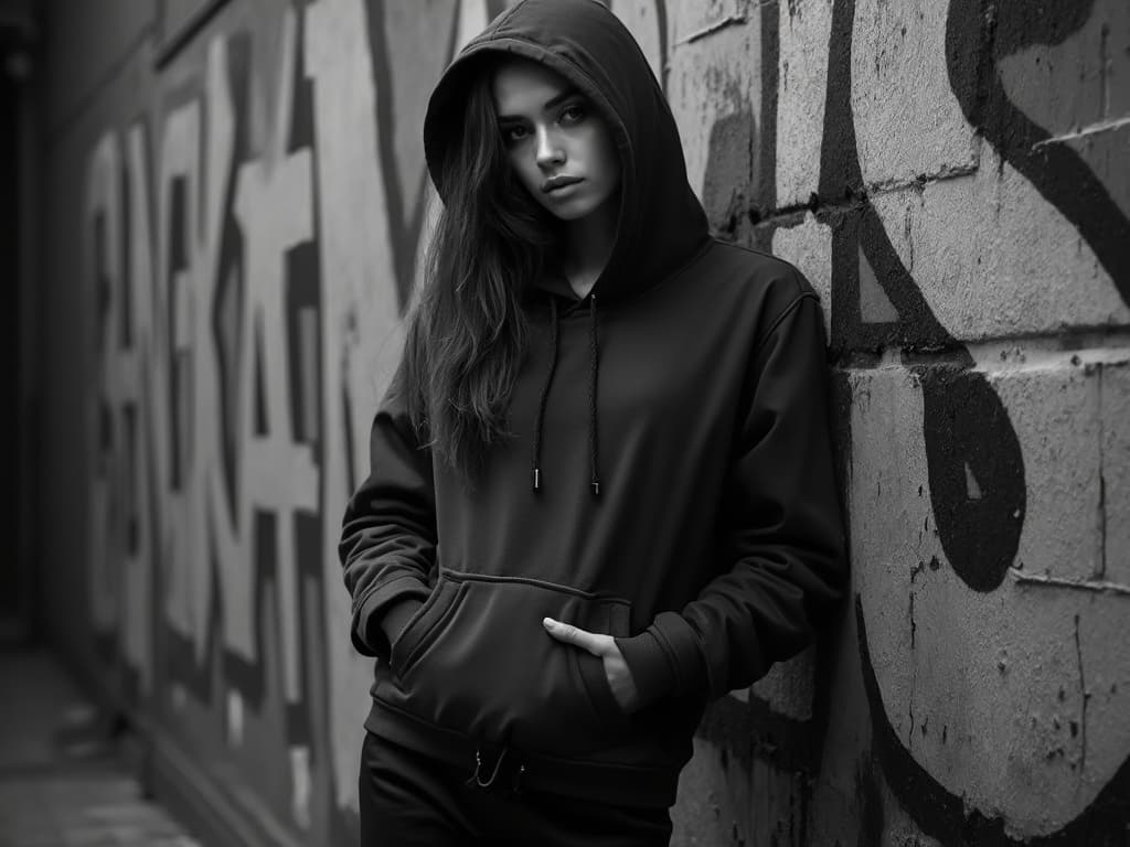 Mastering Black and White Fashion Photography for Hoodies