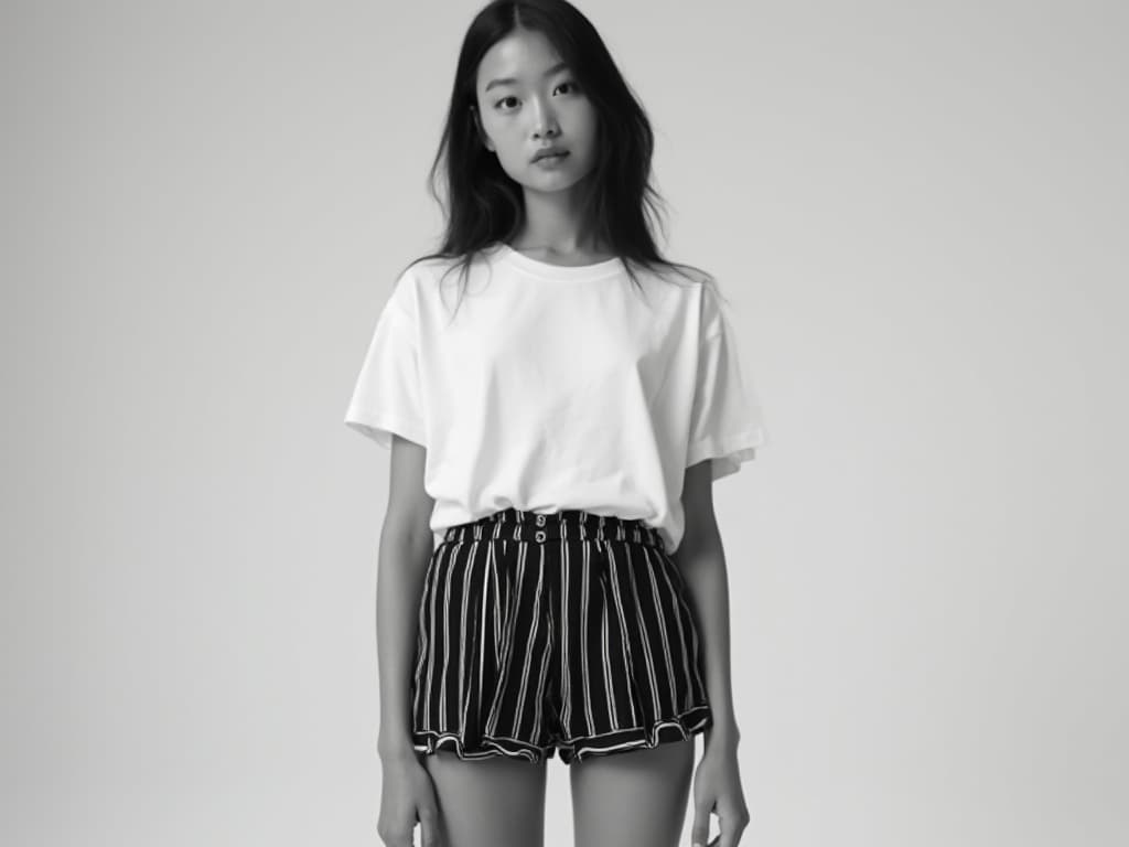 Black and White Fashion Photography example 2