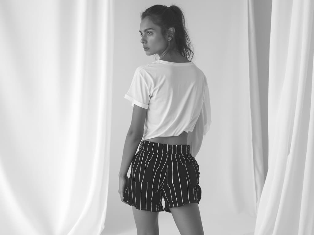 Black and White Fashion Photography example 6