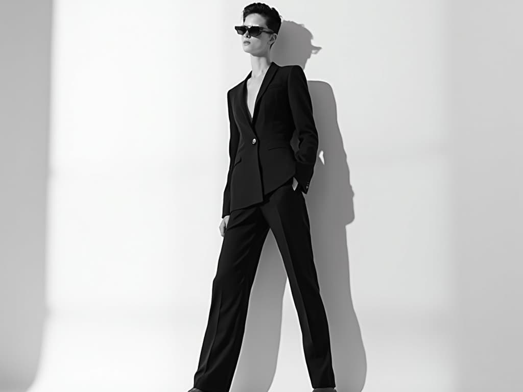 Black and White Fashion Photography for Suits