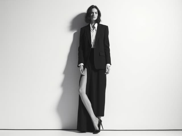 Black and White Fashion Photography for Suits