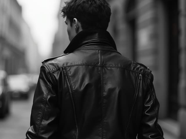 Black and White Fashion Photography for Jackets