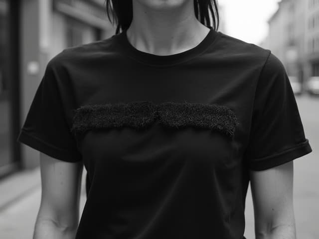 Black and White Fashion Photography for T-shirts
