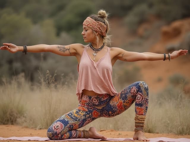 Bohemian Fashion Photography for Activewear