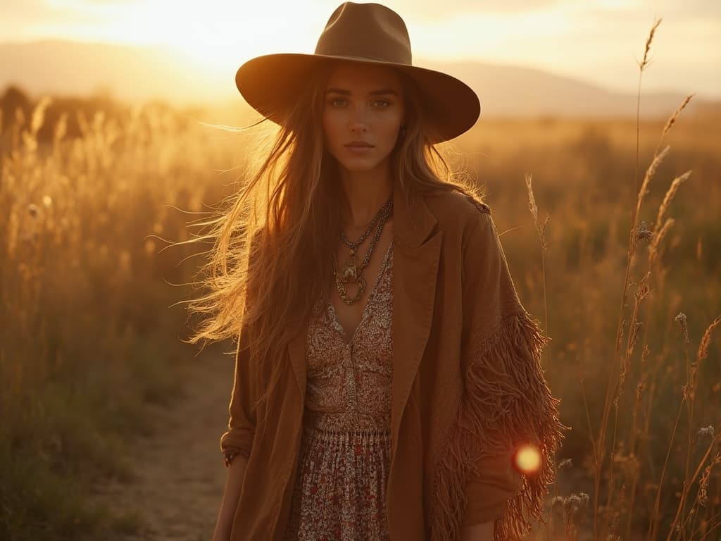 Bohemian Fashion Photography for Blazers