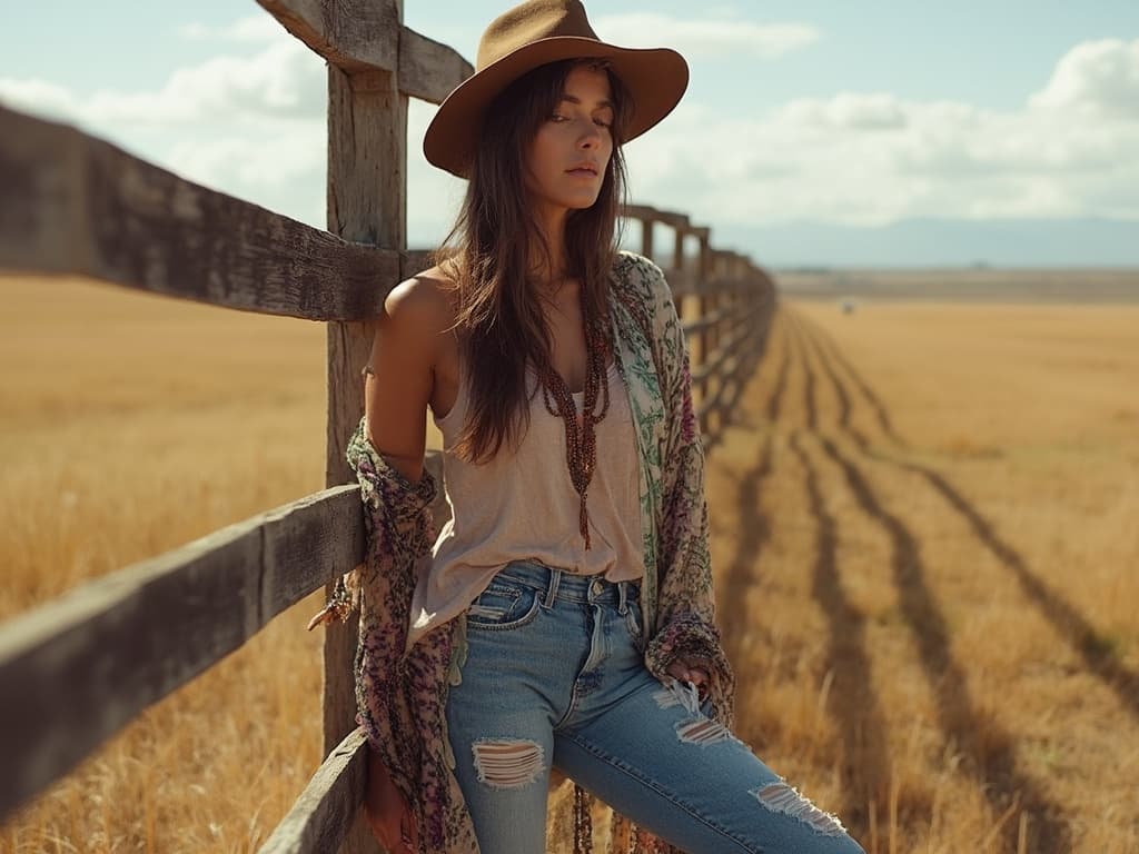 Bohemian Fashion Photography example 2