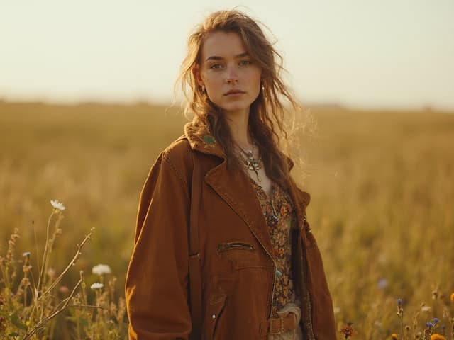 Bohemian Fashion Photography for Jackets