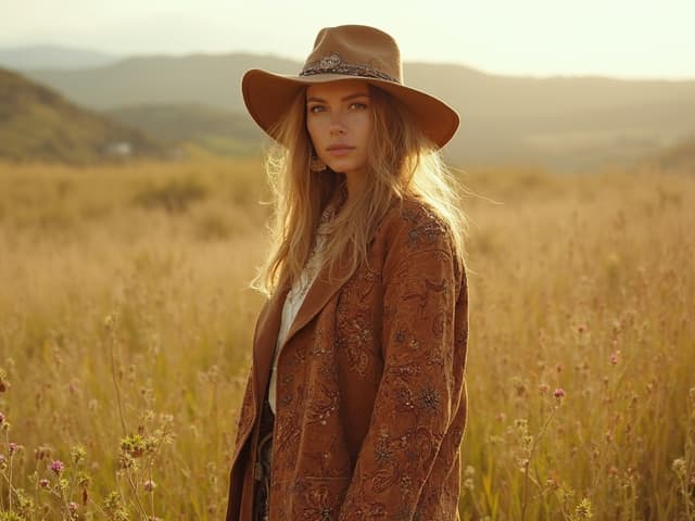 Bohemian Fashion Photography for Jackets