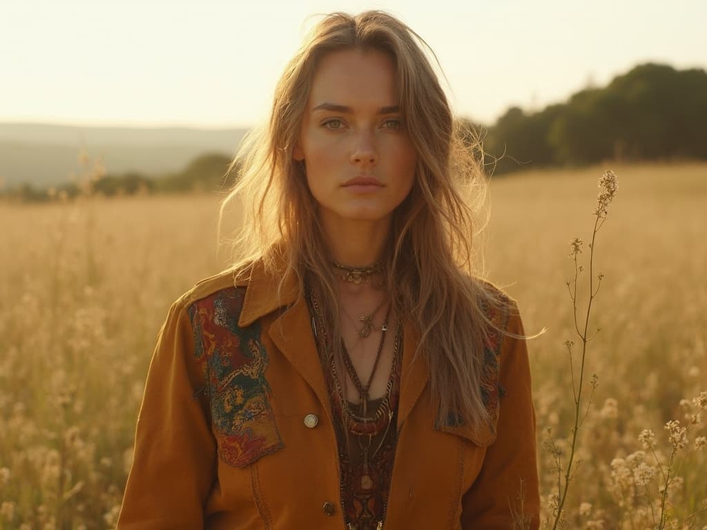 Bohemian Fashion Photography for Jackets