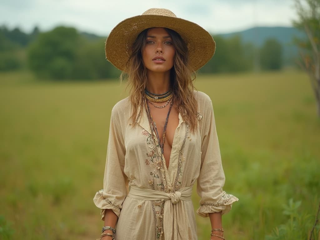 Bohemian Fashion Photography for Suits