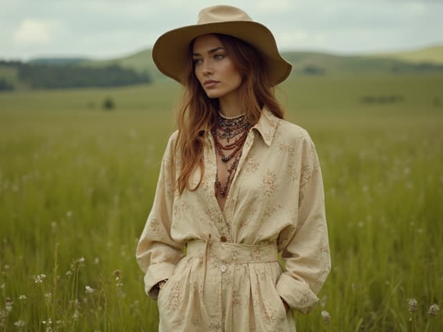 Bohemian Fashion Photography for Suits