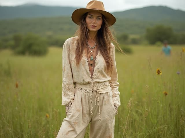 Bohemian Fashion Photography for Suits