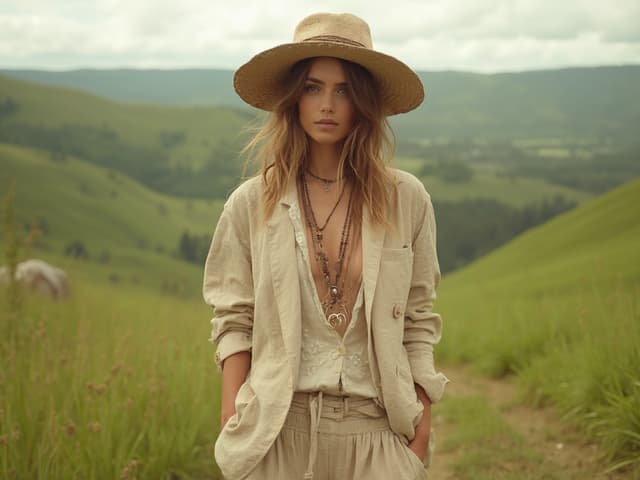 Bohemian Fashion Photography for Suits