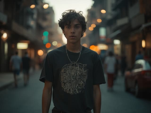 Cinematic Fashion Photography for T-shirts