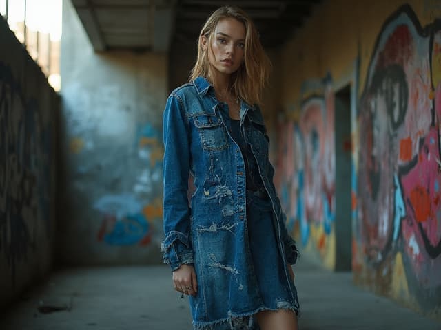 Conceptual Fashion Photography for Denim