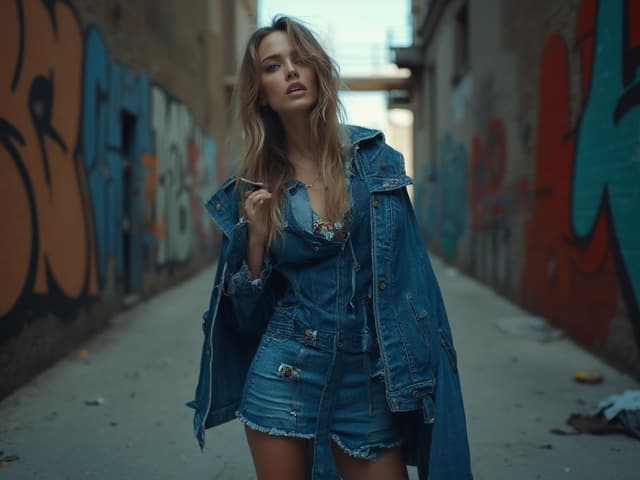 Conceptual Fashion Photography for Denim